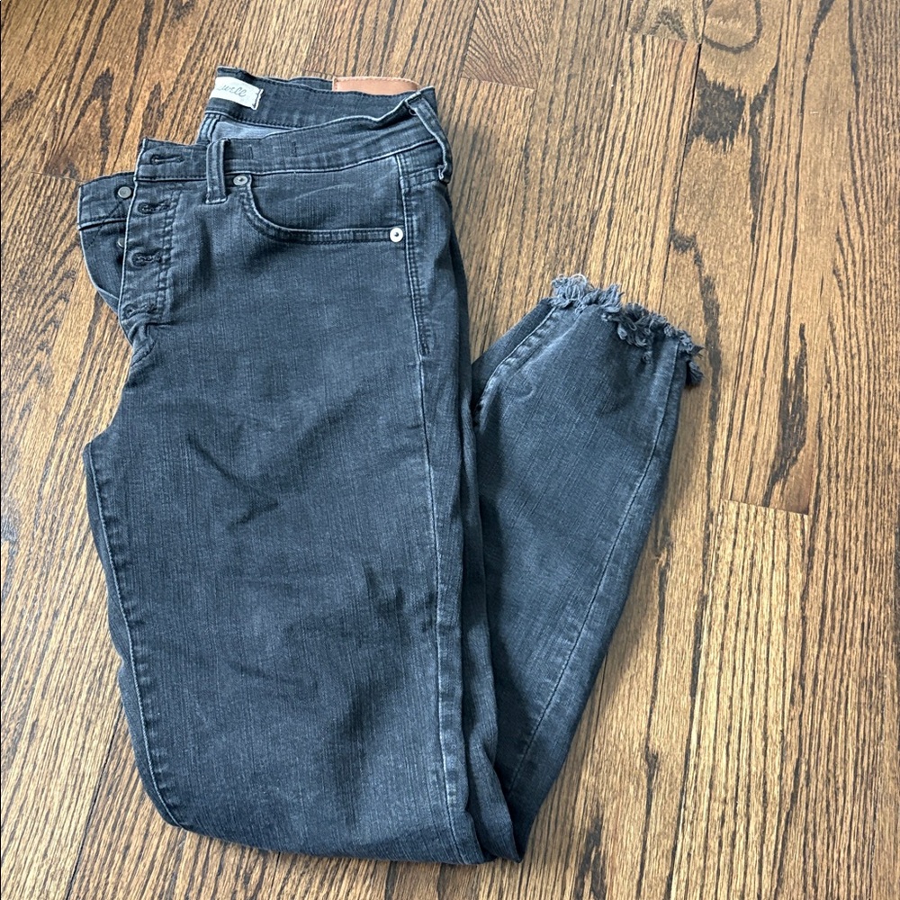 Madewell | 9” Mid Rise Skinny Jeans Berkeley Black